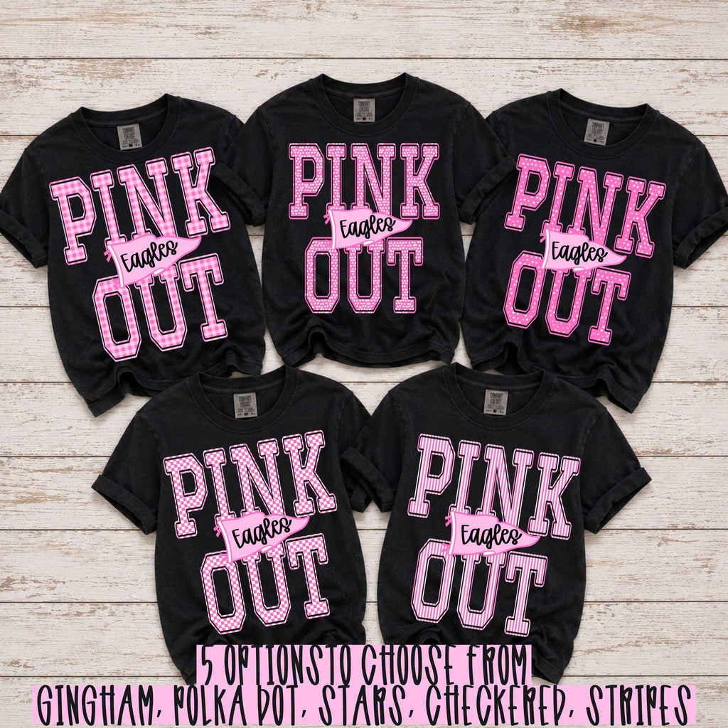 Pink Out Mascot Spirit Tee