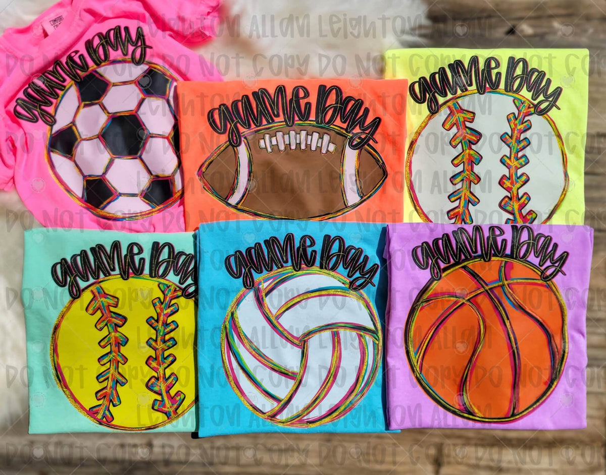Game Day Tee (Multiple Sports available)